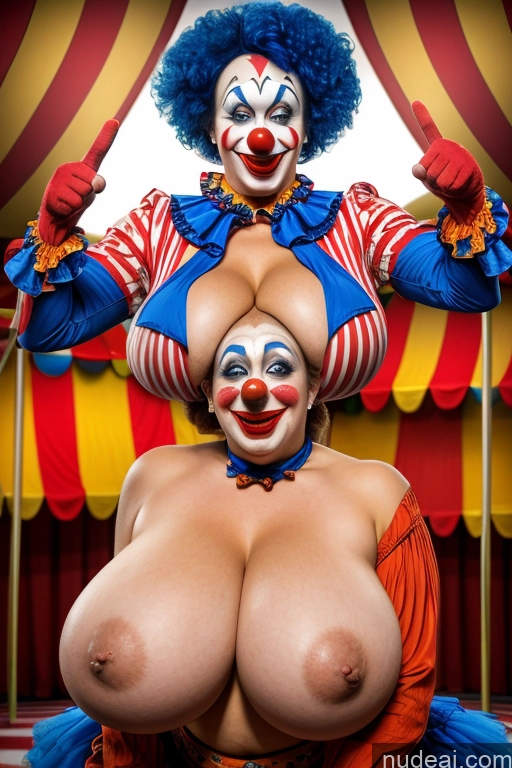 Clown At The Circus Huge Boobs