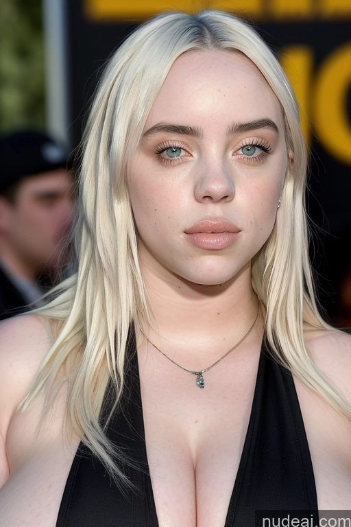 ai nude image of blonde woman with big breast posing for a picture at a movie premiere pics of Billie Eilish Thick Beautiful 18 Nude Topless Big Ass Model Huge Boobs