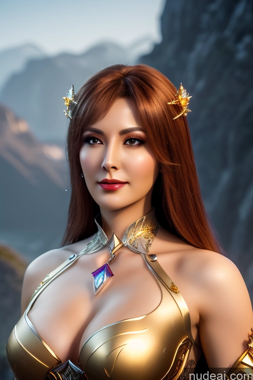 BiBiDongYoung Busty Diamond Jewelry Gold Jewelry Fantasy Armor