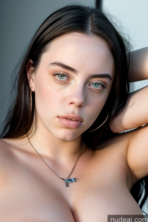 related ai porn images free for Busty Beautiful Big Ass Thick Billie Eilish 18 Topless Detailed Nude Close-up View