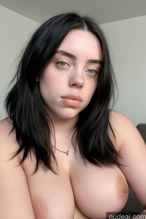 related ai porn images free for Busty Beautiful Big Ass Thick 18 Billie Eilish Close-up View Topless Detailed Underwear