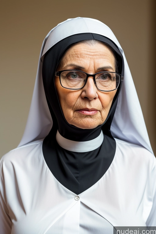 related ai porn images free for Milf 70s Serious Shocked Nun Front View