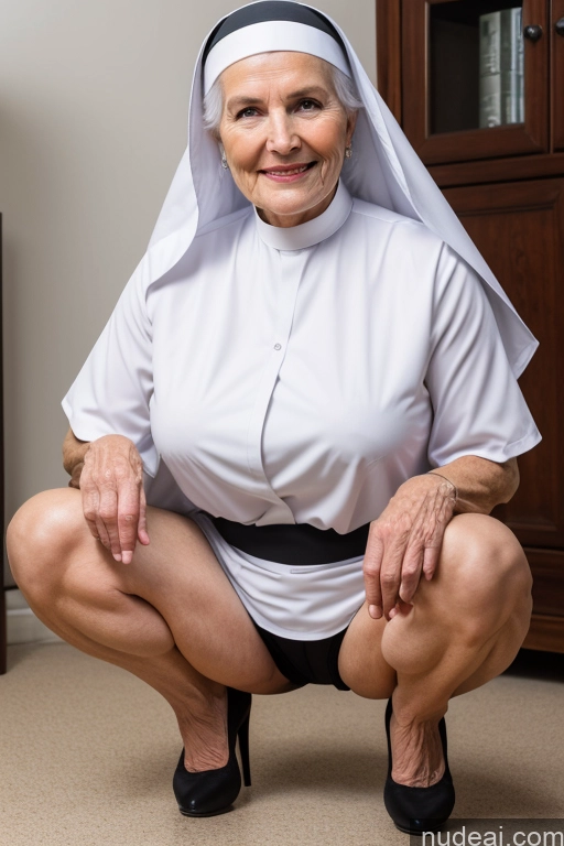 related ai porn images free for Milf 70s Squatting Nun