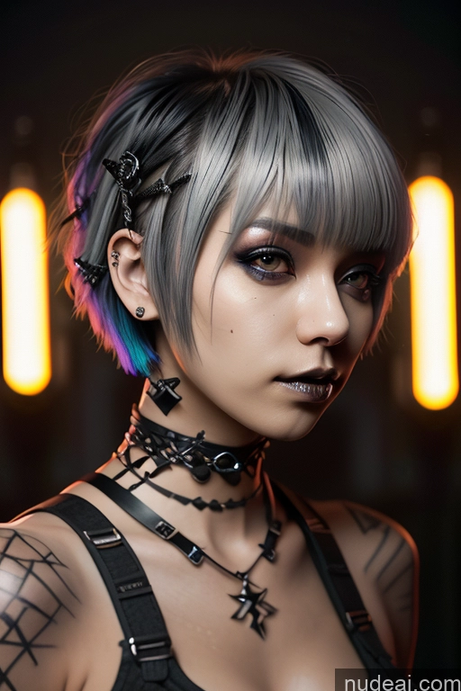 related ai porn images free for Sorority Nude Close-up View Rainbow Haired Girl Braided Perfect Boobs Short Hair Gothic Punk Girl Raiden Mei