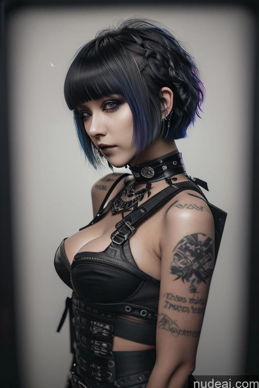 related ai porn images free for Nude Close-up View Rainbow Haired Girl Braided Perfect Boobs Short Hair Gothic Punk Girl Raiden Mei Milf