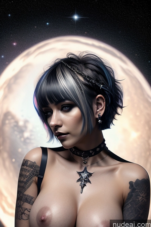 related ai porn images free for Nude Close-up View Rainbow Haired Girl Braided Perfect Boobs Short Hair Gothic Punk Girl Milf Stargazing