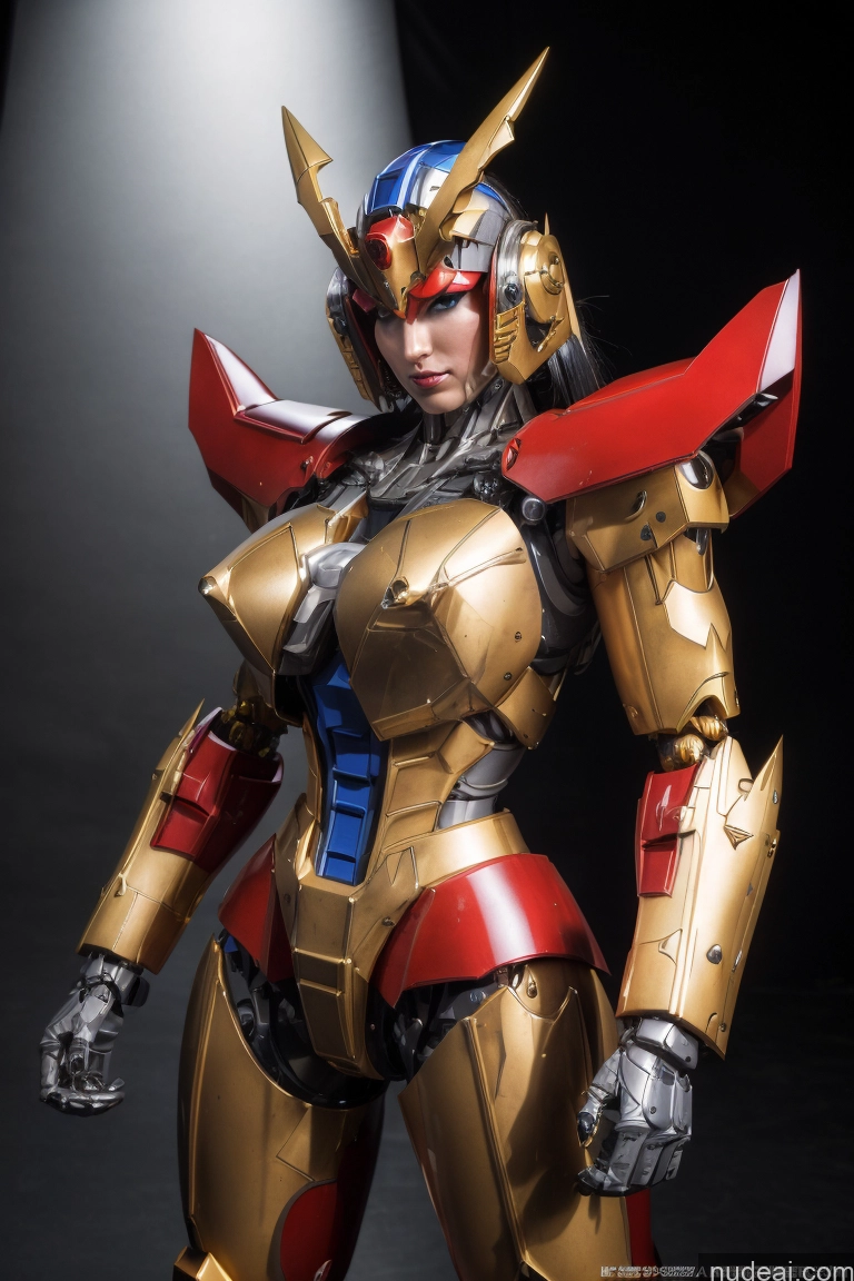 related ai porn images free for Regal Cosplay Busty Muscular Front View SuperMecha: A-Mecha Musume A素体机娘