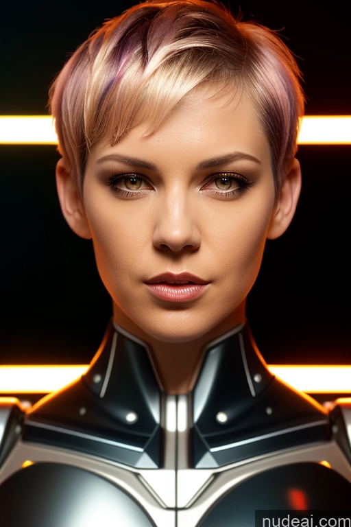 related ai porn images free for Perfect Boobs Short Hair Nude Close-up View Rainbow Haired Girl Slicked Dream Mecha Girl Bra Pull Down Cyborg