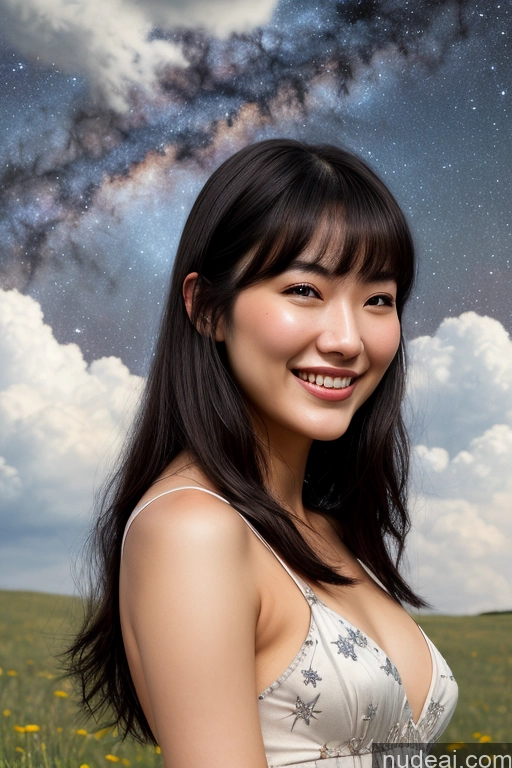 related ai porn images free for Woman One Small Tits Beautiful Big Ass 18 Happy Black Hair Bangs Stargazing Meadow Front View Sundress Topless Jewelry Bright Lighting Korean