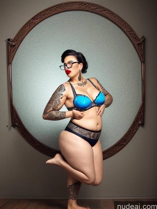 ai nude image of arafed woman in a blue bra and black panties posing in front of a mirror pics of Thick Small Tits Milf Fairer Skin Pink Hair Lipstick Big Hips Glasses Pubic Hair 30s Chubby Big Ass Nude Tattoos Indian Skin Detail (beta) Bedroom Cheerleader