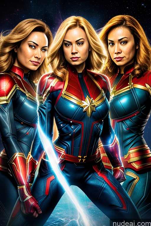 related ai porn images free for Captain Marvel Powering Up Busty Muscular