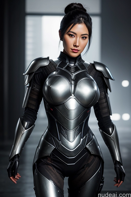 related ai porn images free for Busty Perfect Boobs Black Hair Hair Bun Sci-fi Armor Japanese Transparent Fantasy Armor