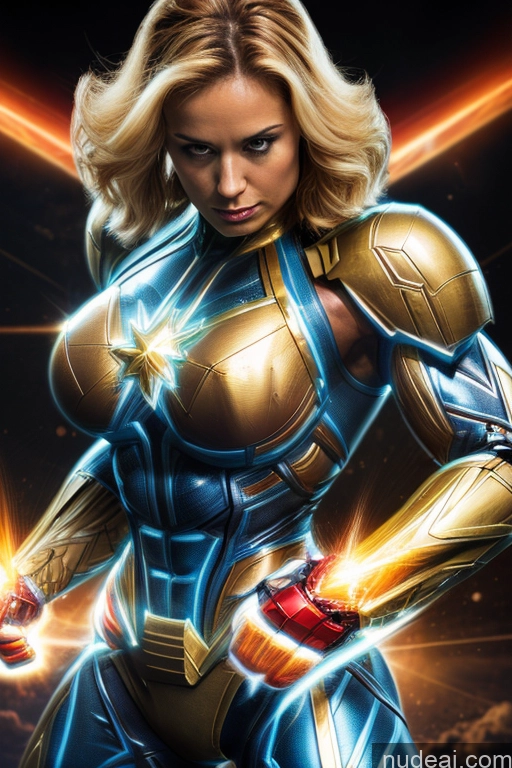 related ai porn images free for Captain Marvel Busty Superhero Powering Up Blonde Cosplay Science Fiction Style Bodybuilder Abs Space Perfect Boobs Heat Vision SuperMecha: A-Mecha Musume A素体机娘 Neon Lights Clothes: Blue