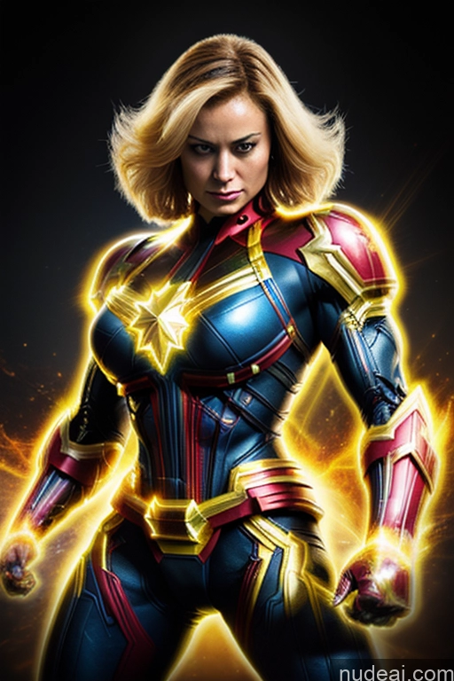 related ai porn images free for Captain Marvel Busty Superhero Powering Up Cosplay Science Fiction Style Bodybuilder Abs Perfect Boobs Heat Vision SuperMecha: A-Mecha Musume A素体机娘 Neon Lights Clothes: Yellow Battlefield