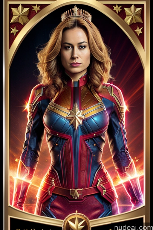 ai nude image of captain marvel card with a woman in a crown pics of Regal Captain Marvel Neon Lights Clothes: Purple