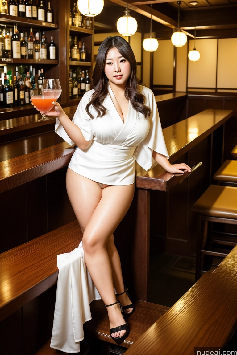 related ai porn images free for Chubby 20s Japanese Maid Bar Kimono