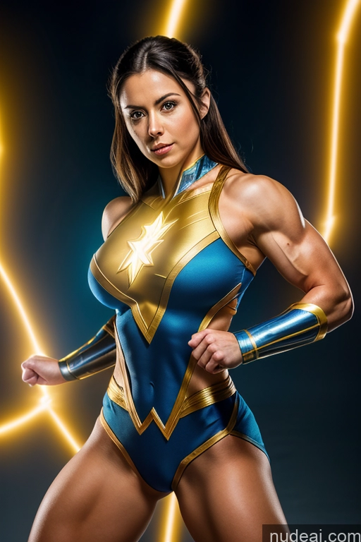 related ai porn images free for Ukraine Front View Muscular Perfect Boobs Mary Thunderbolt Powering Up Cosplay