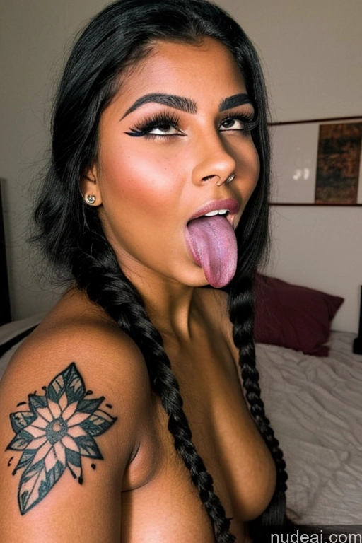 related ai porn images free for Big Ass Tattoos Woman Several Tanned Skin 18 Ahegao Black Hair Braided Film Photo Bedroom Blowjob Nude Front View Indian