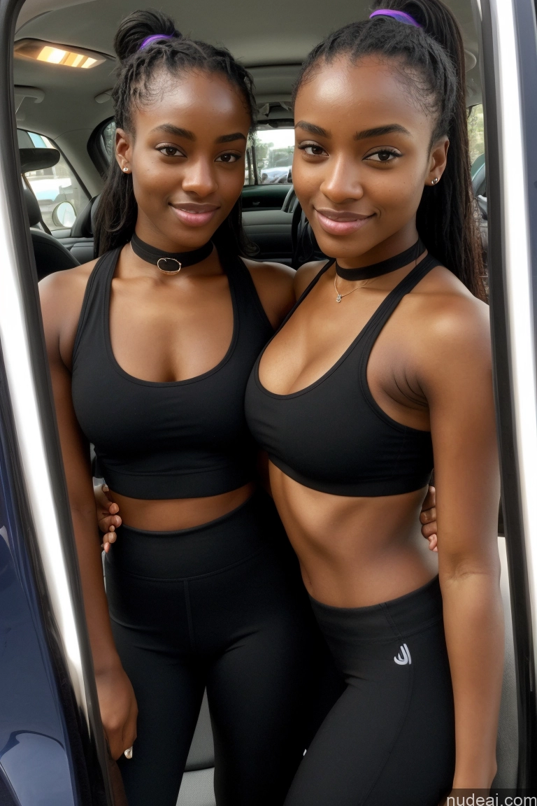 related ai porn images free for Woman Two Small Tits Short Dark Skin 18 Sexy Face Black Hair Ponytail African Mirror Selfie Massage Dark Lighting Car Yoga Pants Sports Bra Choker