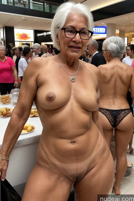 ai nude image of nude woman in a mall with a lot of people in the background pics of Milf Small Tits Beautiful Pubic Hair Serious Shocked White Hair Malaysian Skin Detail (beta) Front View Eating Nude Topless Jewelry Bright Lighting Detailed Mall Several Glasses Small Ass Thick Dark Skin Abs 70s Hair Bun