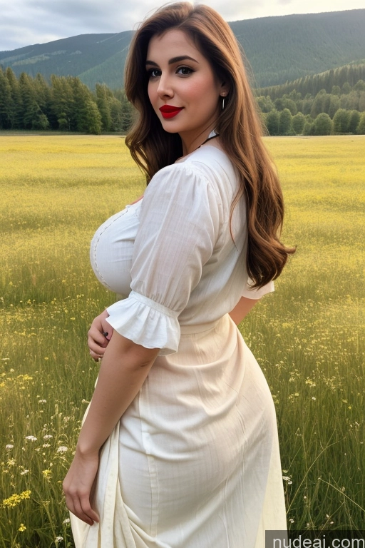 related ai porn images free for Dutch Blouse Sari Beautiful Lipstick Fairer Skin Meadow Busty Big Ass