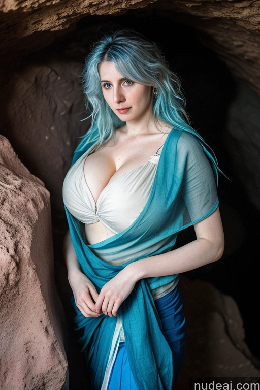 related ai porn images free for Blouse Sari Dutch Messy Fairer Skin Blue Hair Cave Huge Boobs