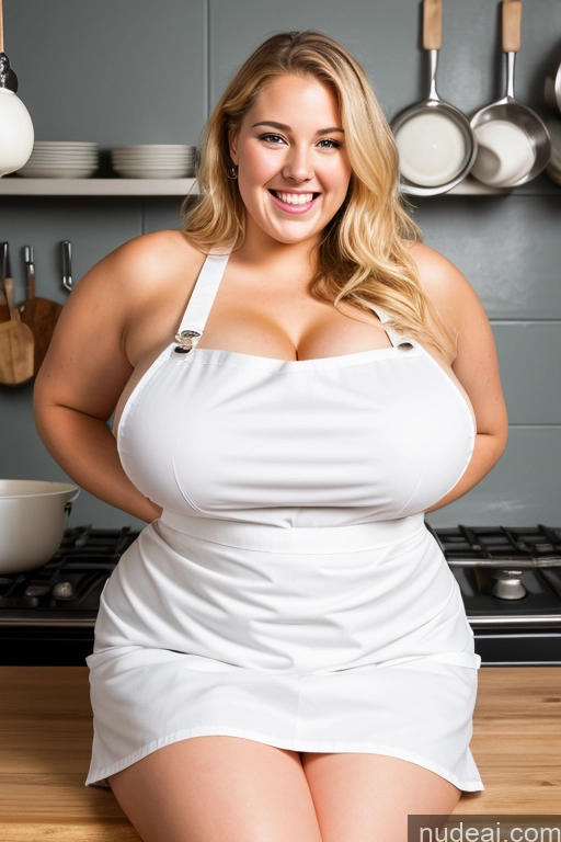 related ai porn images free for Huge Boobs Thick Chubby Fat 30s Laughing Happy Blonde Cumshot Apron Restaurant One