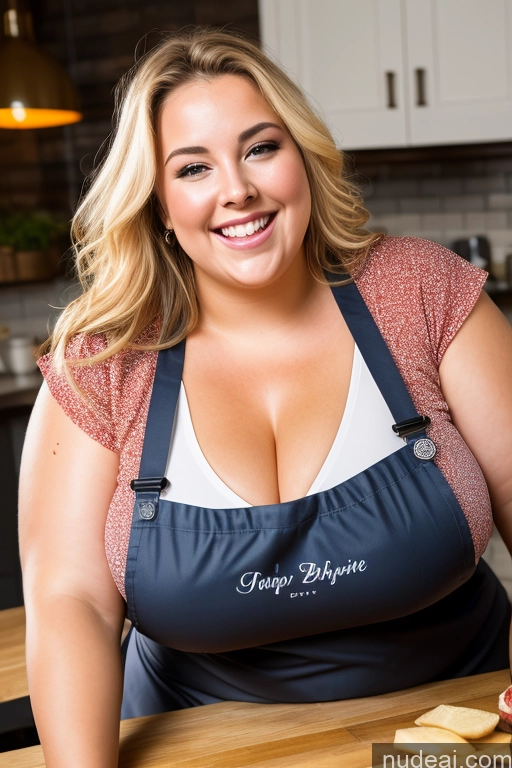 related ai porn images free for Huge Boobs Thick Chubby Fat 30s Laughing Happy Blonde Cumshot Apron Restaurant One