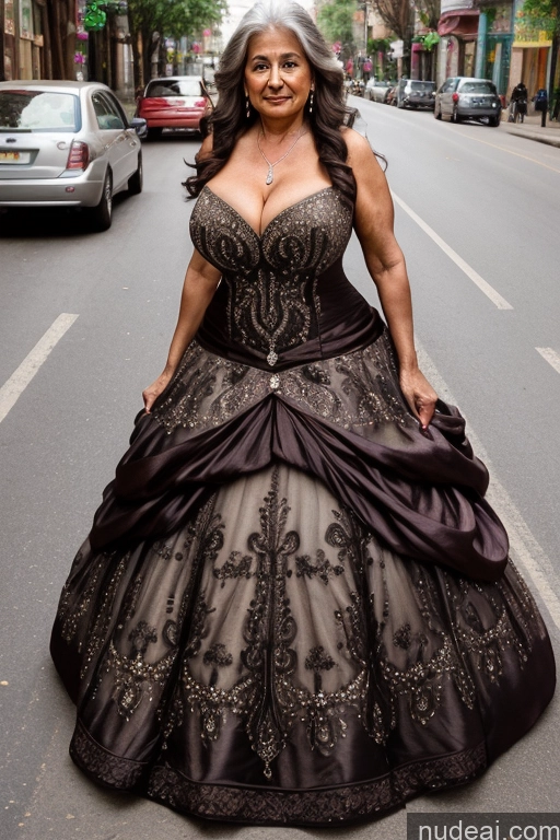 Milf One Busty Big Ass Long Hair Indian Cleavage 80s Brunette Street Haute Couture | Ball Gown Wedding