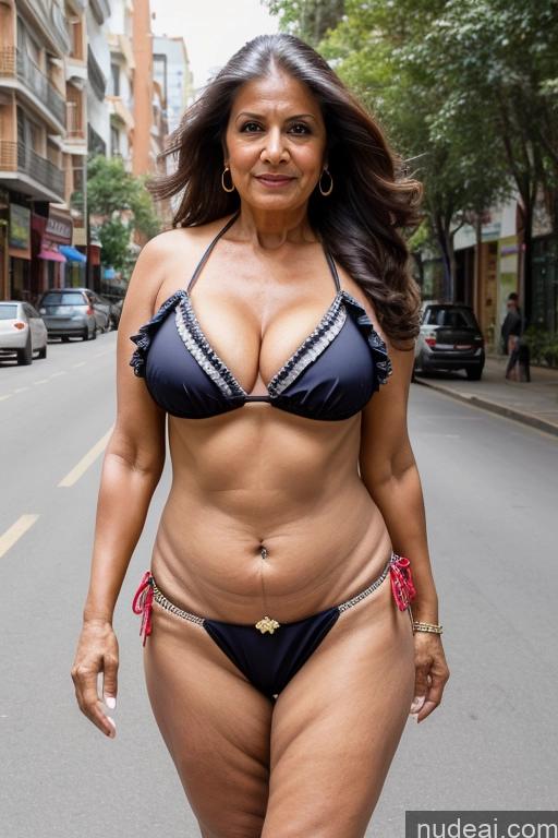 Milf One Busty Big Ass Long Hair Indian Cleavage Brunette 70s Street Maid Bikini