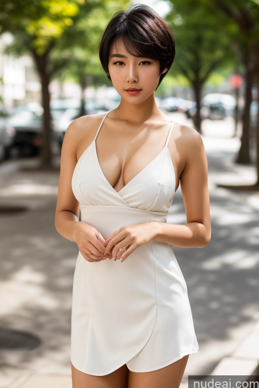 related ai porn images free for Woman One Perfect Boobs Perfect Body Black Hair Skin Detail (beta) Street Front View Long Skirt Bright Lighting Detailed Seductive Short Hair Blouse Dress Korean 18