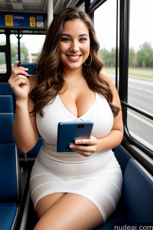 related ai porn images free for Woman 30s Busty Thick Chubby Beautiful Bus Satin One Mirror Selfie Front View Long Hair Happy