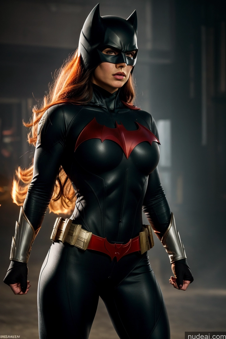 related ai porn images free for Batwoman Busty Small Tits Muscular Abs Powering Up