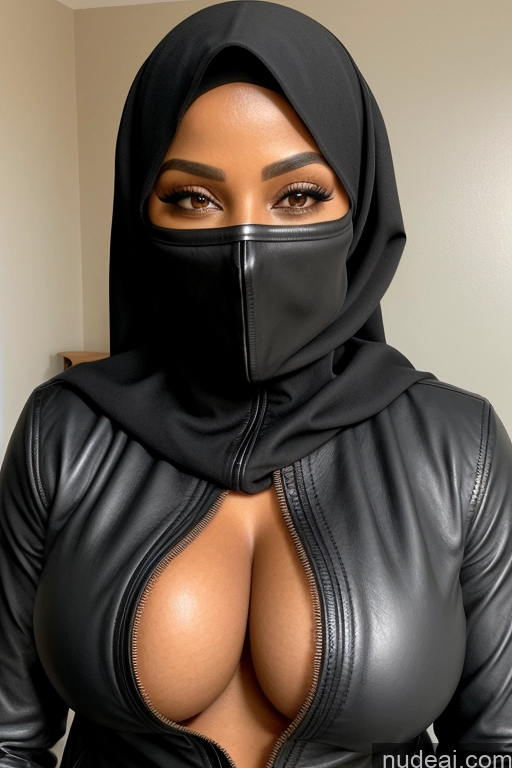 related ai porn images free for Busty Perfect Boobs Beautiful Perfect Body Dark Skin 40s African Boots Jacket Leather Niqab