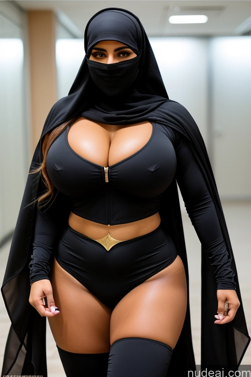 related ai porn images free for Thick Huge Boobs Big Hips Big Ass Muscular Superhero Suit Arabic Niqab