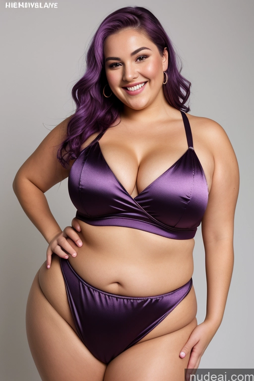 related ai porn images free for Busty Beautiful Thick Chubby Fat 30s Happy Nude Satin Purple Hair Bikini Hip Hop Alternative Detailed