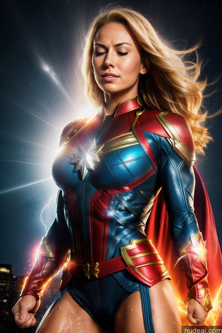 ai nude image of a woman in a superhero costume posing for a picture pics of Captain Marvel Muscular Abs Squirt Powering Up Perfect Body Orgasm Cumshot Superhero Shower Perfect Boobs Busty