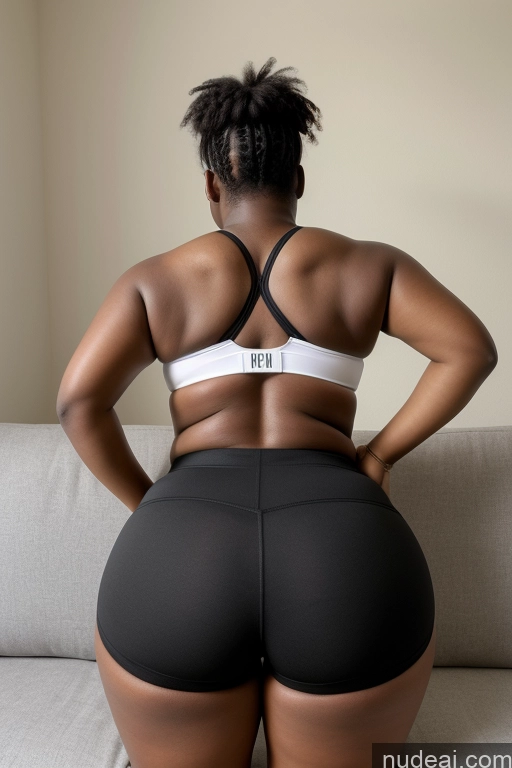 related ai porn images free for 18 African Big Hips Big Ass Short Shorts Sports Bra Back View Spreading Legs Thick Couch