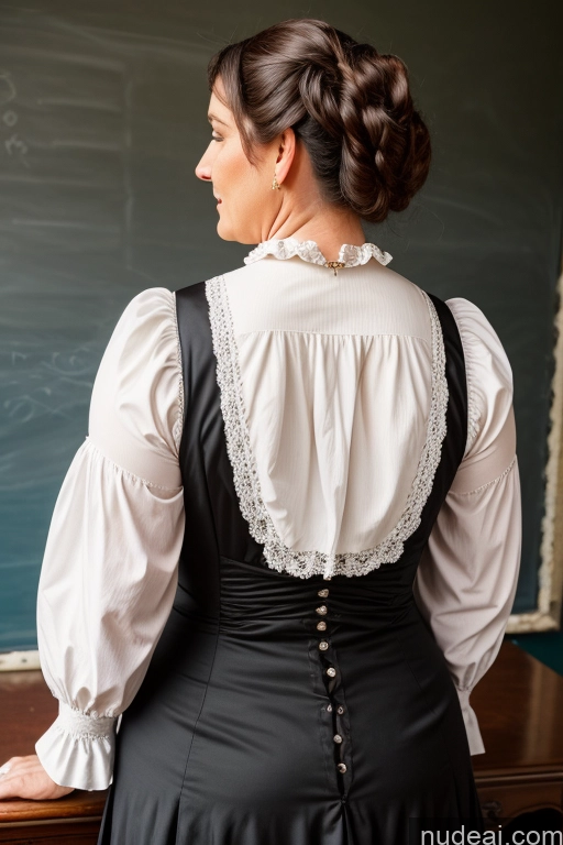 related ai porn images free for Milf Chubby Victorian Teacher Back View