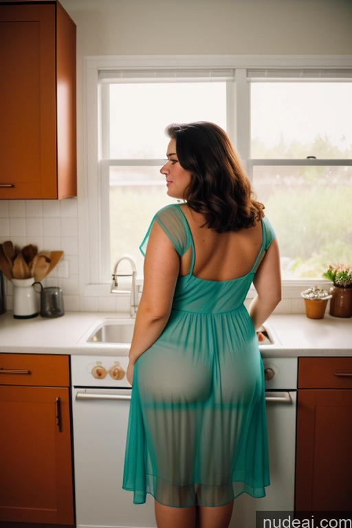 related ai porn images free for Kitchen Vintage 18 Dress Chubby Transparent Back View