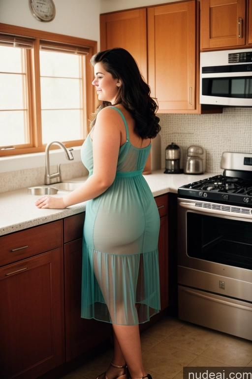 related ai porn images free for Kitchen Vintage 18 Dress Chubby Transparent Back View