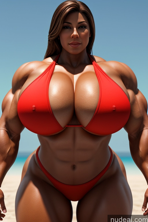 related ai porn images free for Thick Muscular Bikini Huge Boobs Big Ass Big Hips 3d