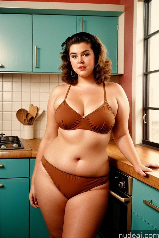 related ai porn images free for 18 Vintage 80s Bikini Kitchen Chubby