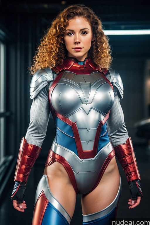 related ai porn images free for Superhero Curly Hair Thick Muscular Ginger Fairer Skin Sci-fi Armor