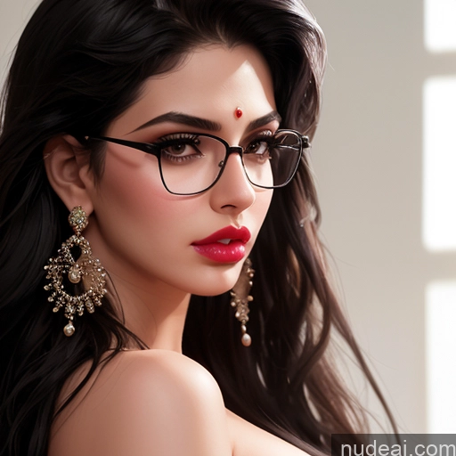 related ai porn images free for Model Two Perfect Boobs Lipstick Glasses Oiled Body Tall 20s Seductive Pouting Lips Black Hair Long Hair Close-up View Nude Salwar Transparent