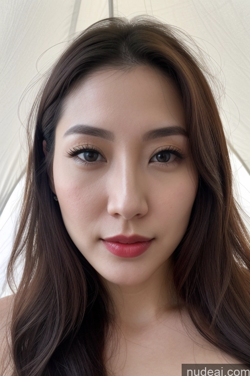 related ai porn images free for Woman One Huge Boobs Beautiful Lipstick Fairer Skin Slicked Korean Tent Close-up View Detailed Simple 30s