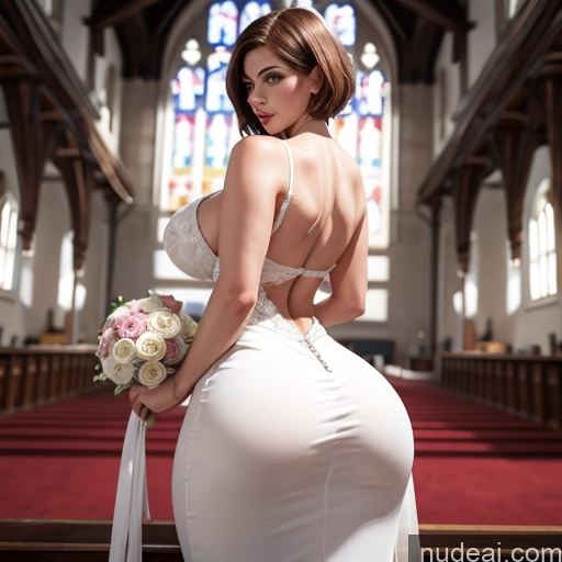 related ai porn images free for Busty Huge Boobs Perfect Boobs Beautiful Big Ass Perfect Body Ginger Cumshot Model 30s Short Hair Church Wedding Back View