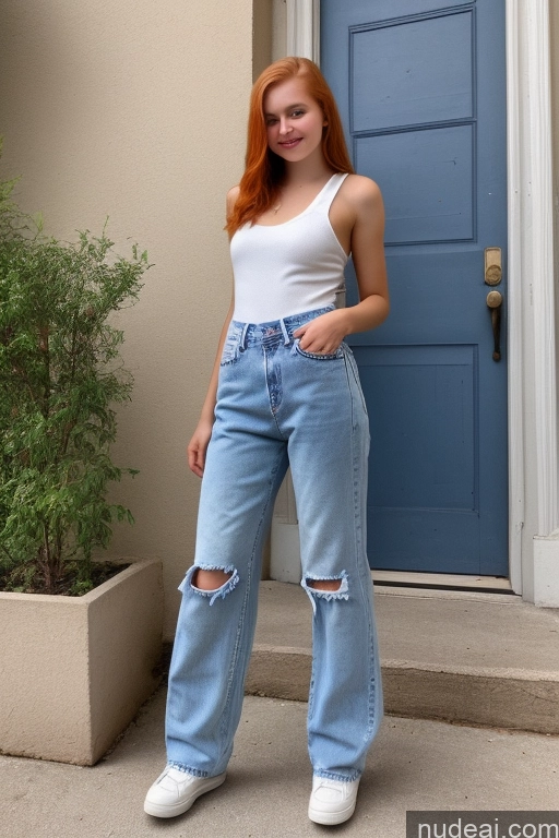 Sorority One 18 Ginger Russian High-waist Jeans