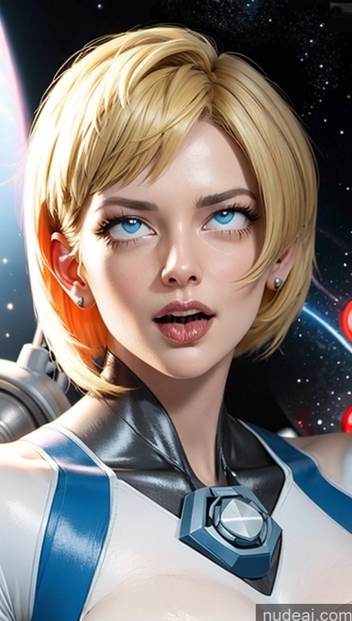 related ai porn images free for Cyborg Busty Perfect Boobs Tattoos Skinny Short Hair Serious Blonde Russian Cyberpunk Space Suit Ahegao (smile)