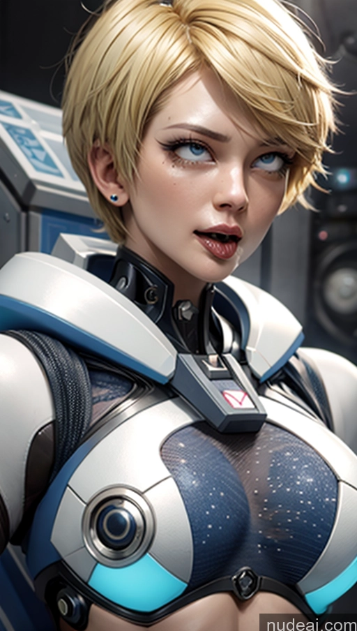 related ai porn images free for Cyborg Busty Perfect Boobs Tattoos Skinny Short Hair Serious Blonde Russian Cyberpunk Space Suit Ahegao (smile)